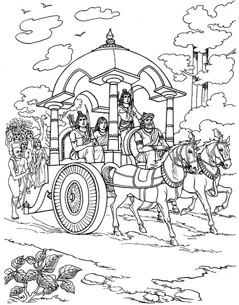 ramayana coloring pages