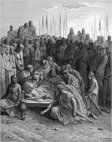 Death of Baldwin I, Latin King of Jerusalem
