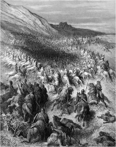 Crusaders surrounded by Saladin’s army
